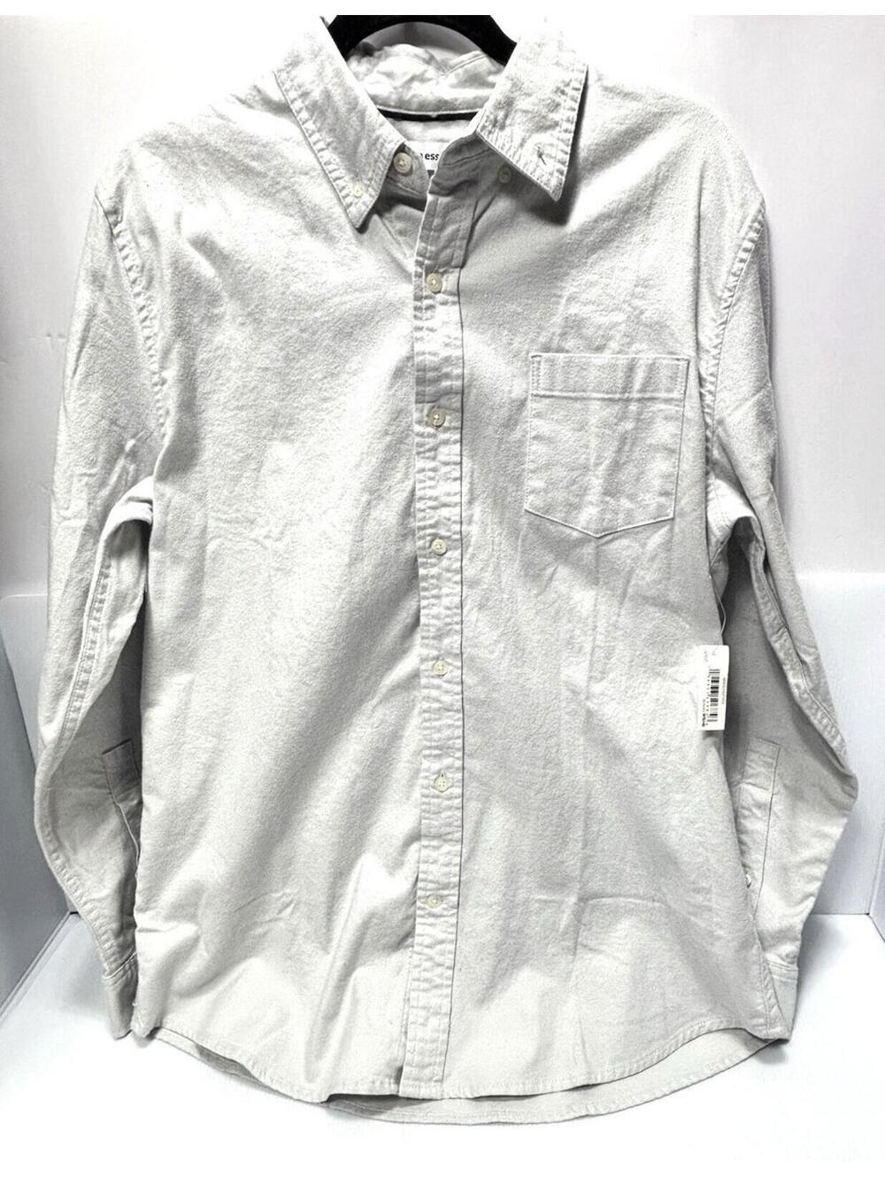 Amazon Essentials Men's Regular-Fit Long-Sleeve Oxford Shirt Large NEW